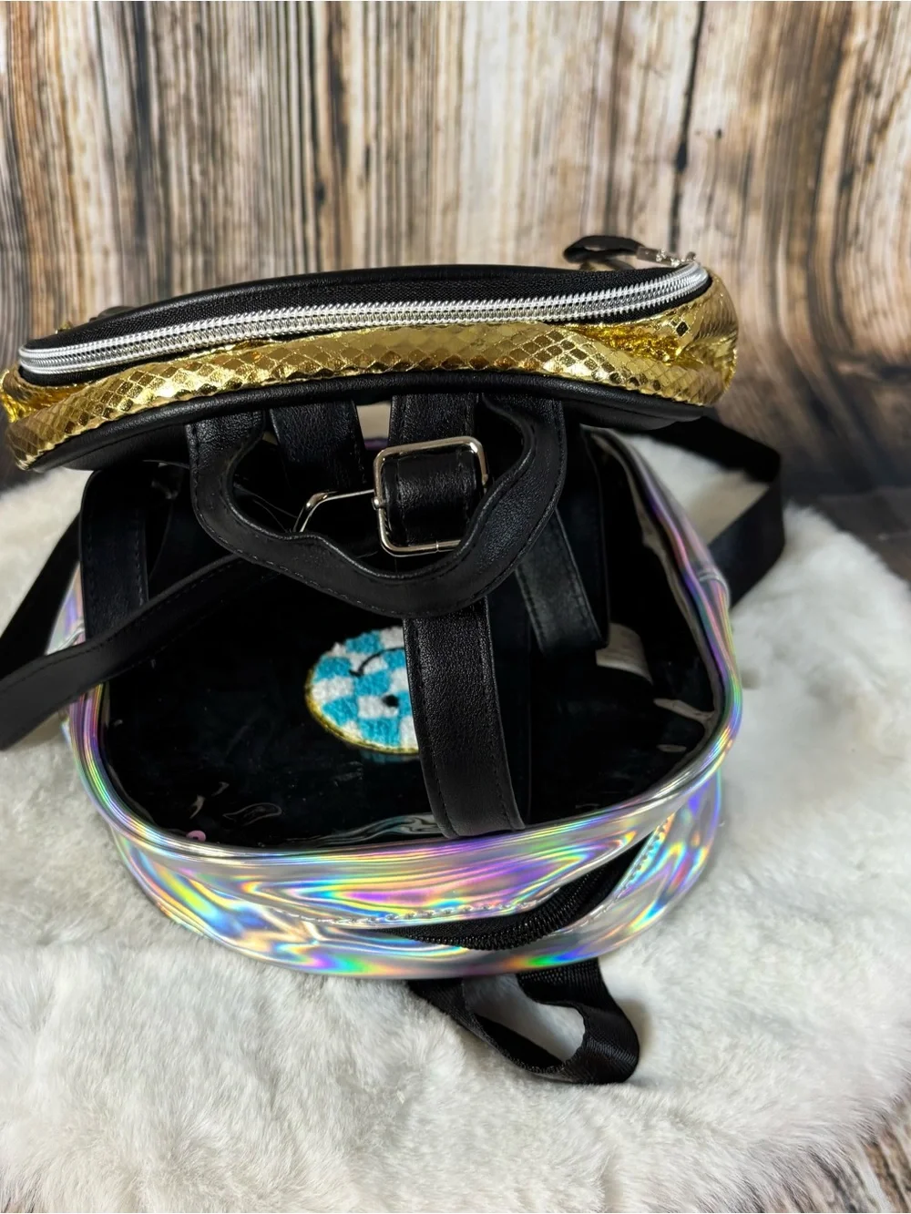 Limited Too Backpack Purses Bags Small; Lot Of 2; Gold & Clear Y2K Feel Girls